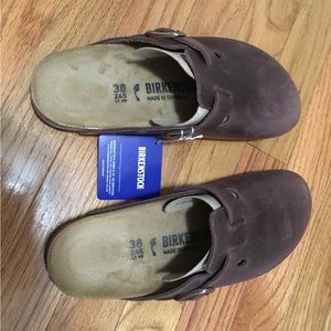 Birkenstock Boston Habana leather